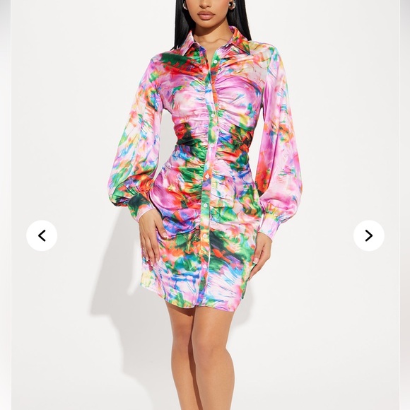 Multi colored dress - Picture 2 of 4